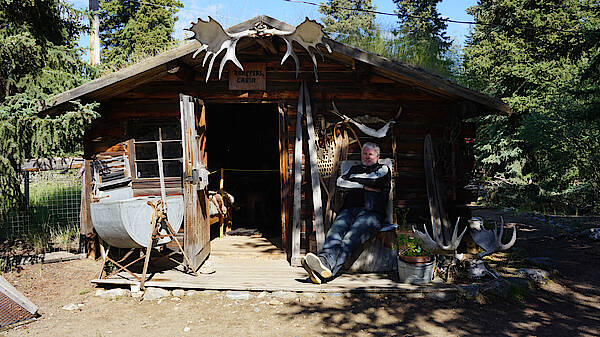 Eine Hütte in Alaska